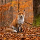 Photo style: fox generated by AI